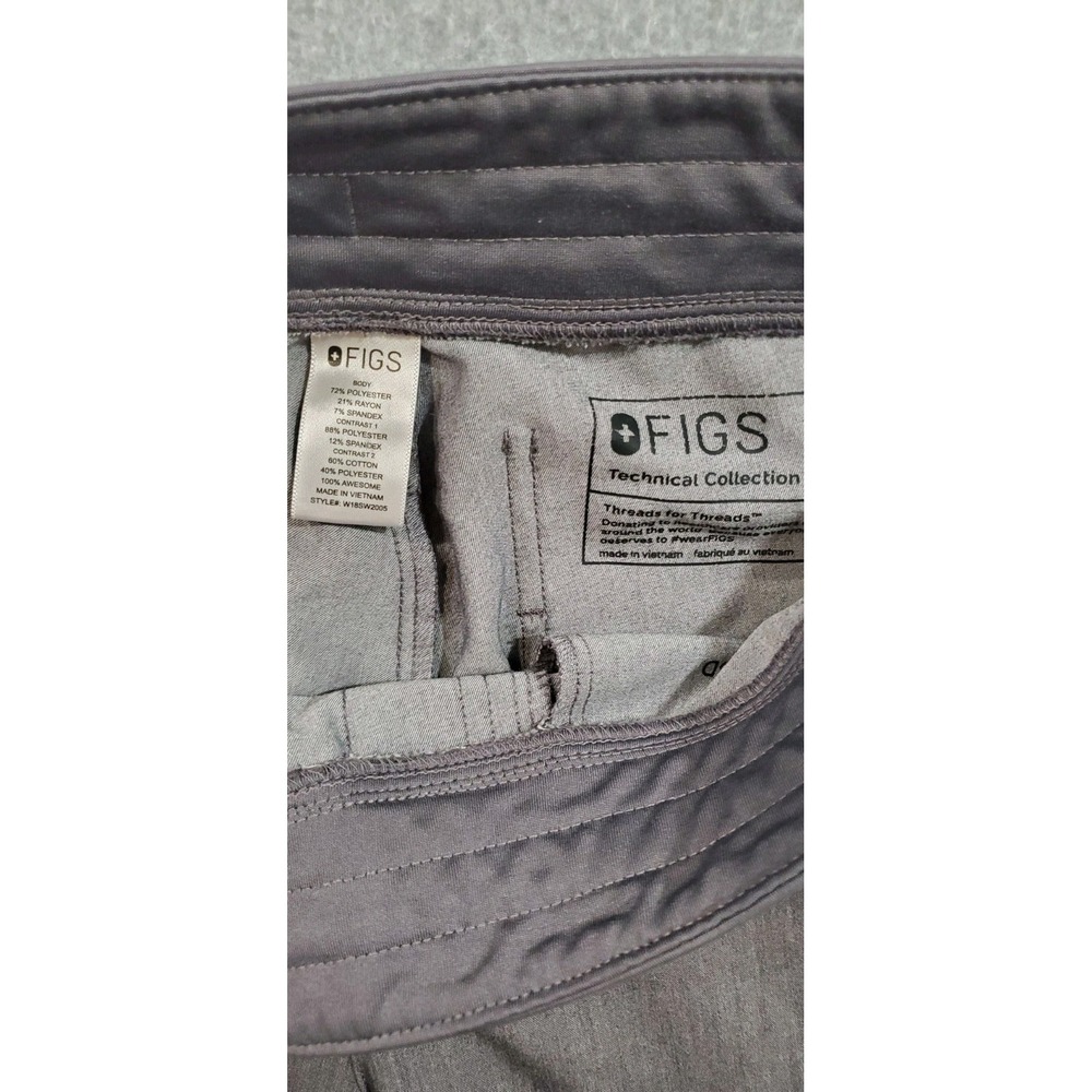 Figs Scrub Set Technical Collection Small Grey Jogger Stretch - Picture 14 of 16